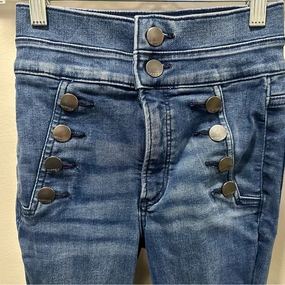 Express Perfect Denim Ankle Legging High Rise 00 - Picture 3 of 9